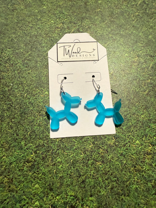 Balloon Dog Earrings